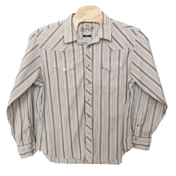 Vintage 1990’s Guess Diamond Pearl Snap Skully Style Shirt Mens XXL - Picture 2 of 14